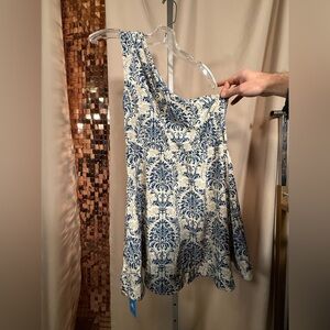 NWT Cupshe One Shoulder Cover Up Dress Size Large